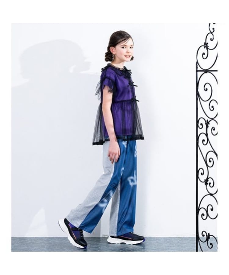 アナ スイ・ミニ(ANNA SUI mini)のスプレーワイドパンツ17