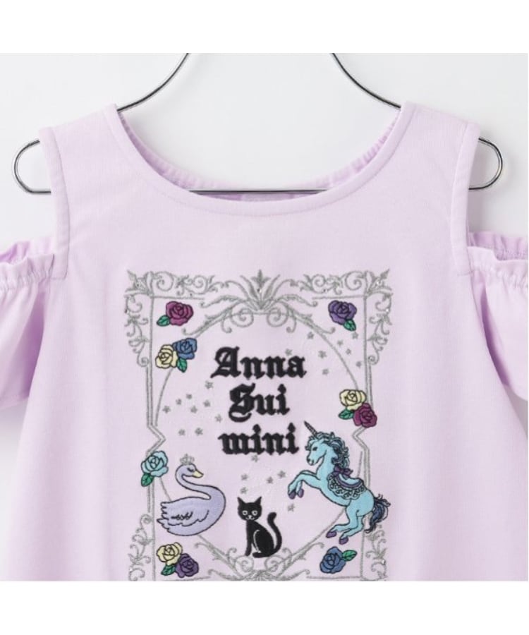 アナ スイ・ミニ(ANNA SUI mini)の星座刺しゅう肩開きTシャツ2