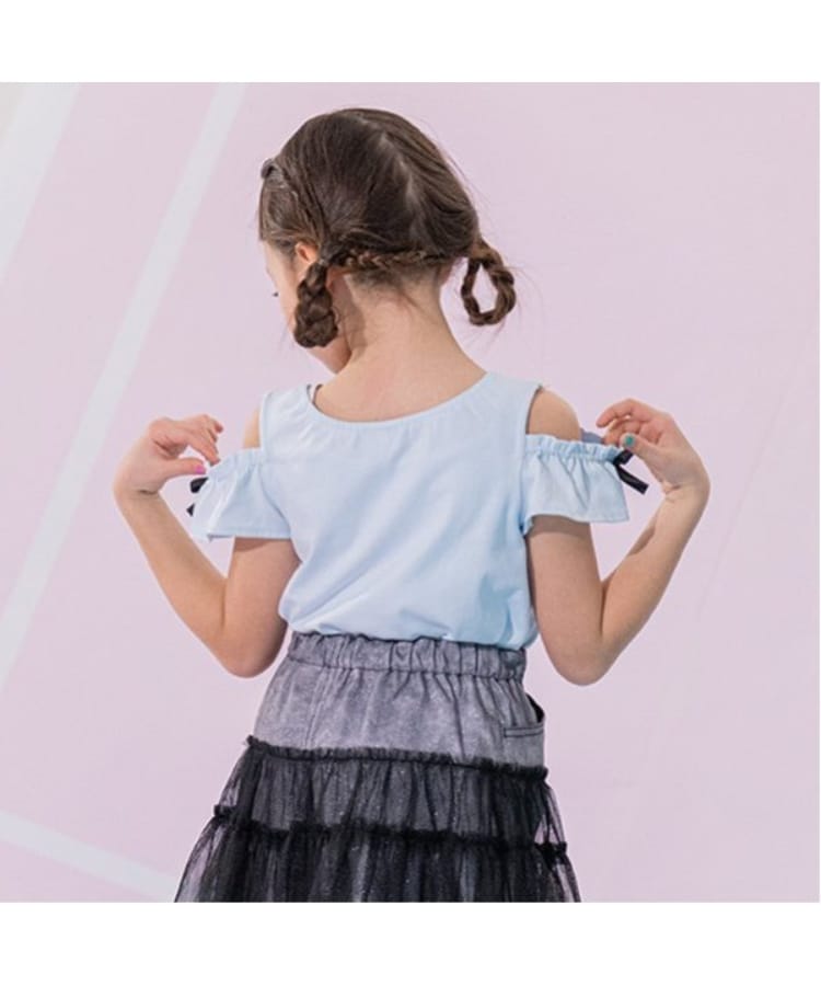 アナ スイ・ミニ(ANNA SUI mini)の星座刺しゅう肩開きTシャツ14