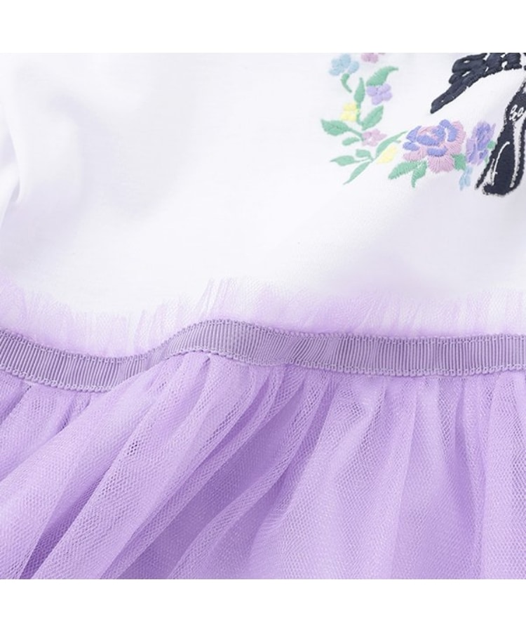 アナ スイ・ミニ(ANNA SUI mini)のチュールスカートドッキングワンピース9