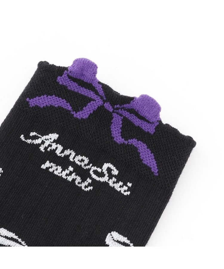 アナ スイ・ミニ(ANNA SUI mini)のリボンクルーソックス2