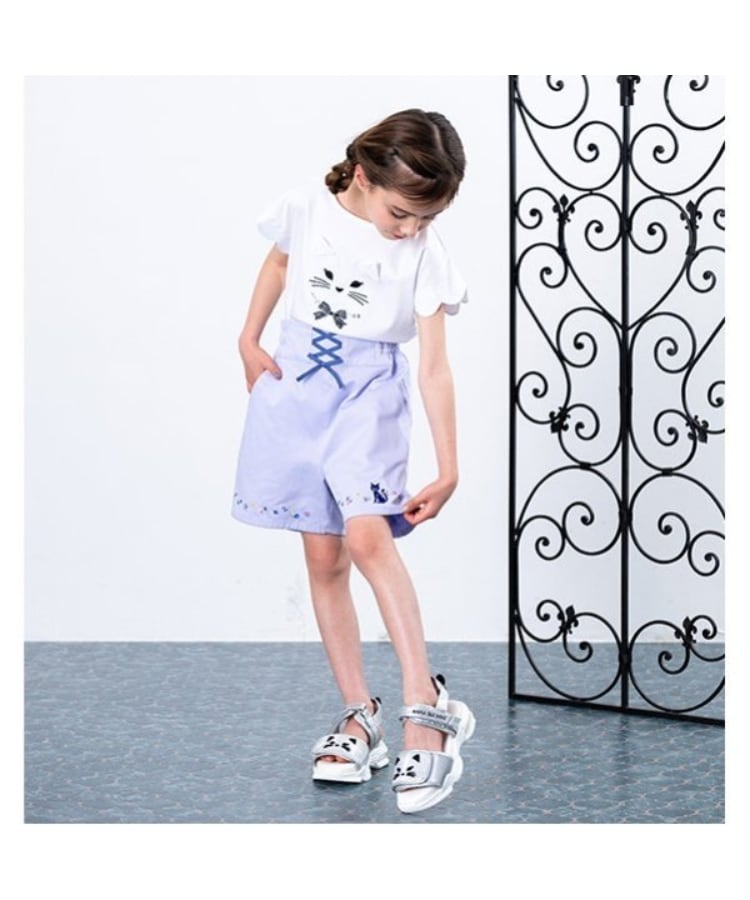 アナ スイ・ミニ(ANNA SUI mini)の裾ドリーミー刺しゅうショートパンツ16