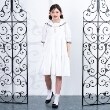 アナ スイ・ミニ(ANNA SUI mini)のセーラーカラーティアードワンピース18
