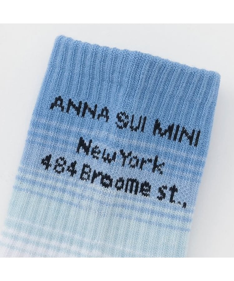 アナ スイ・ミニ(ANNA SUI mini)のグラデーションクルーソックス2