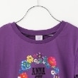アナ スイ・ミニ(ANNA SUI mini)の【人気商品再入荷】【直営店で取り扱い無し】花ロゴ肩スリットTシャツ2