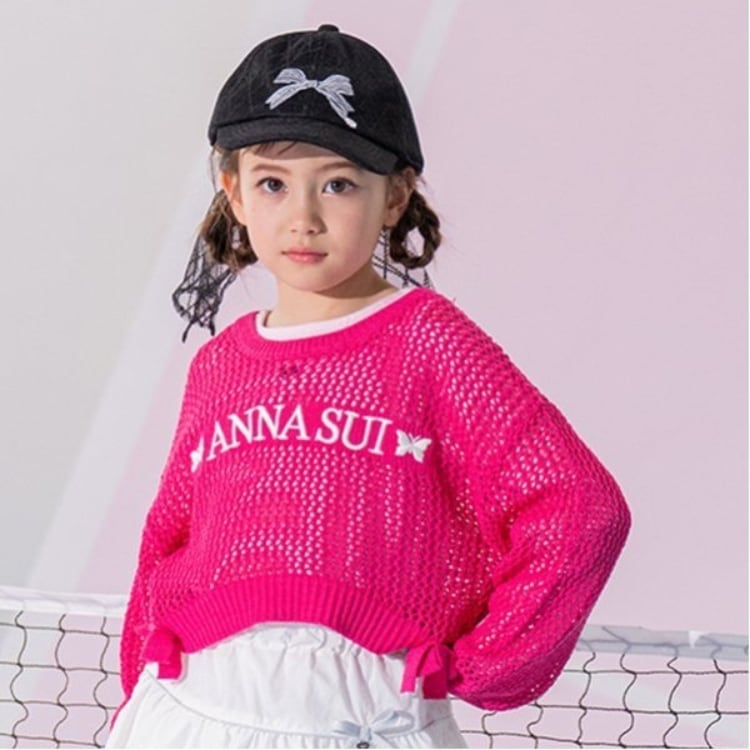 アナ スイ・ミニ(ANNA SUI mini)のメッシュニット＋長袖Tシャツ ニット/セーター