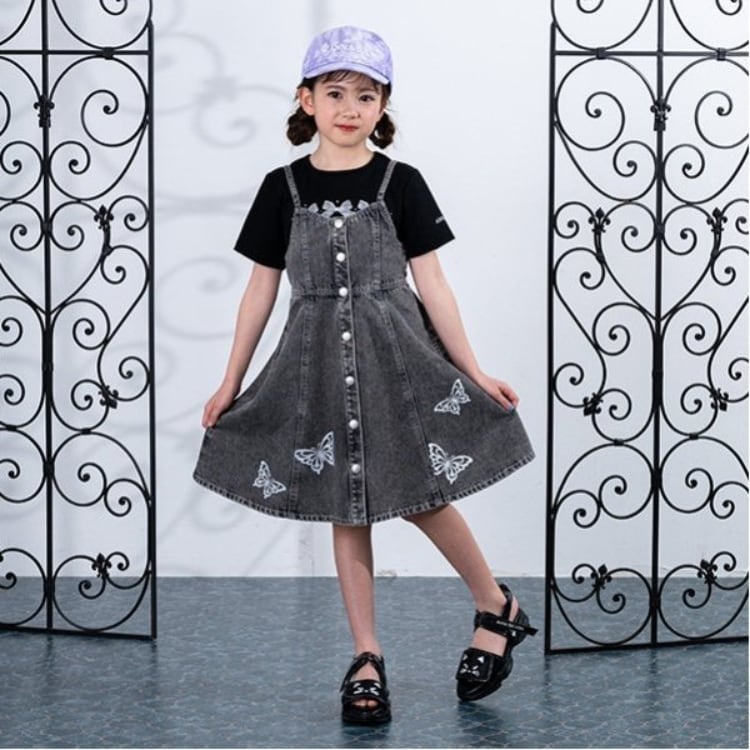アナ スイ・ミニ(ANNA SUI mini)のジャンパースカート ジャンスカ・サス付スカート