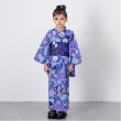 アナ スイ・ミニ(ANNA SUI mini)のストライプリボン柄浴衣 パープル(081)