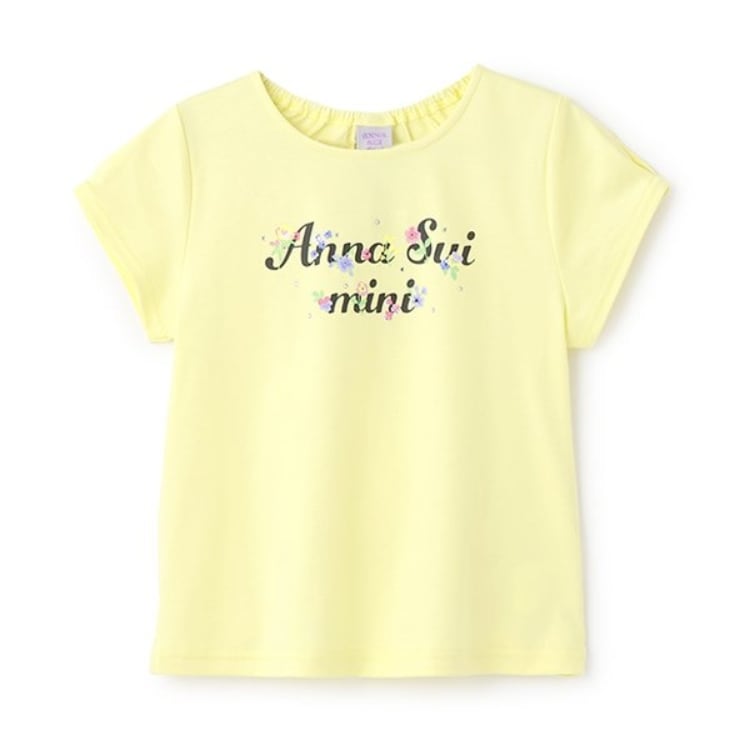 アナ スイ・ミニ(ANNA SUI mini)の【人気商品再入荷】【直営店で取り扱い無し】ロゴプリント半袖Tシャツ Ｔシャツ
