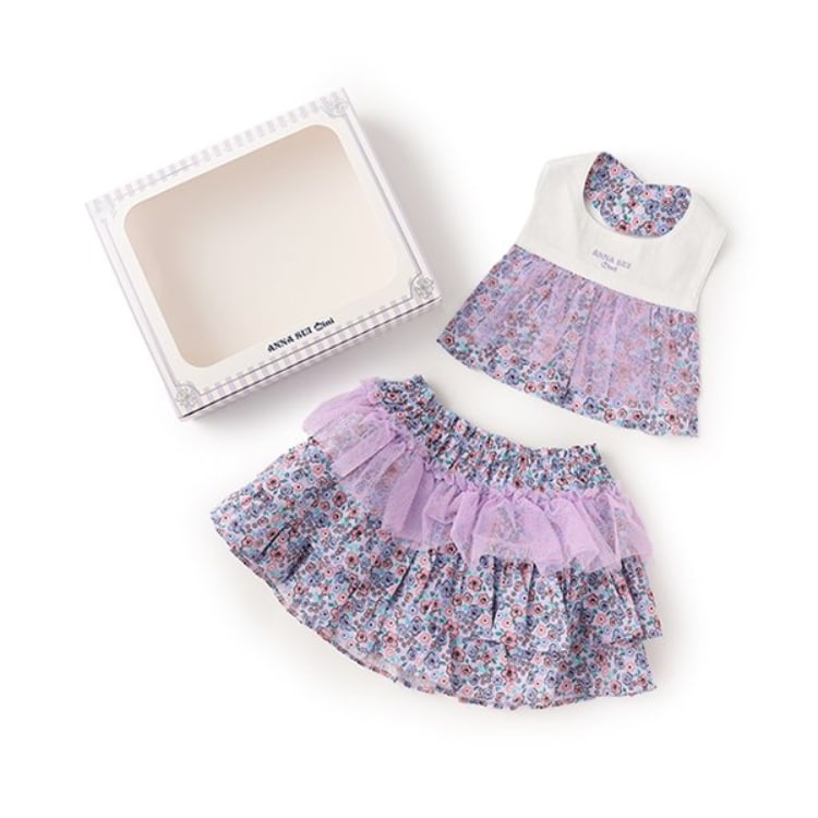 アナ スイ・ミニ(ANNA SUI mini)の【BOX付】オリジナルボックスつきスタイ&カバーパンツセット キッズ・ベビーグッズ