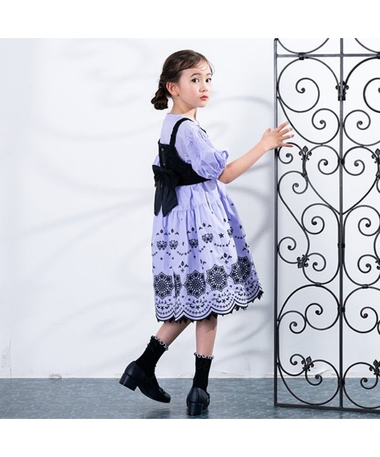 アナ スイ・ミニ(ANNA SUI mini)の【Premium】ビスチェ＋裾刺しゅうワンピース21