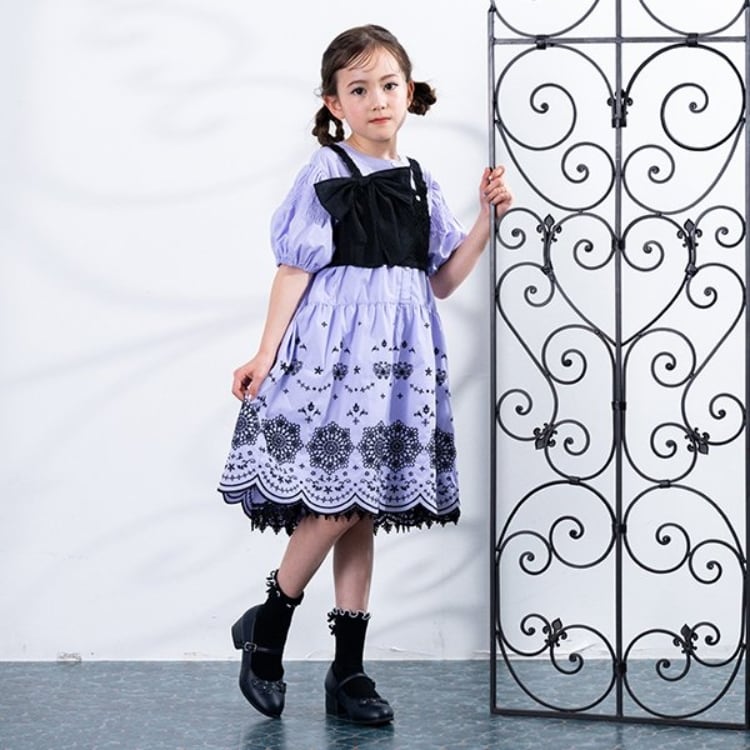 アナ スイ・ミニ(ANNA SUI mini)の【Premium】ビスチェ＋裾刺しゅうワンピース その他