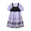 アナ スイ・ミニ(ANNA SUI mini)の【Premium】ビスチェ＋裾刺しゅうワンピース1