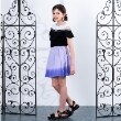 アナ スイ・ミニ(ANNA SUI mini)のネックレスつきロゴテープ肩あきTシャツ16