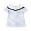 アナ スイ・ミニ(ANNA SUI mini)のネックレスつきロゴテープ肩あきTシャツ トープ(854)