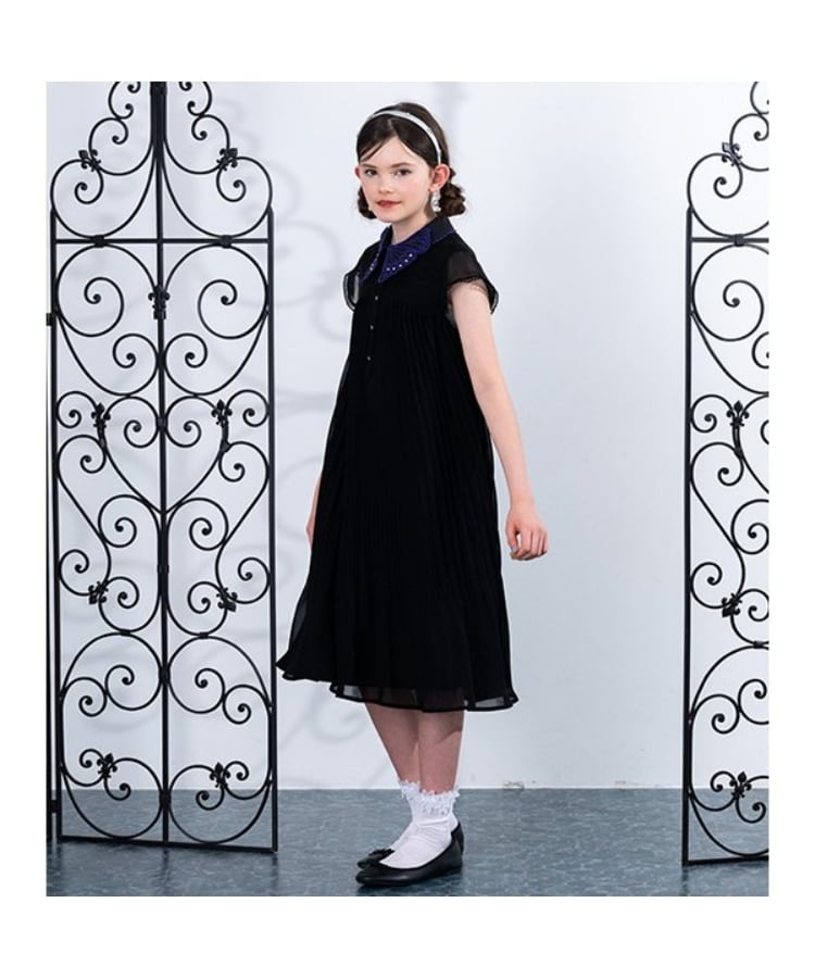 アナ スイ・ミニ(ANNA SUI mini)の【Premium】衿バタフライ プリーツワンピース13
