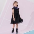 アナ スイ・ミニ(ANNA SUI mini)の【Premium】衿バタフライ プリーツワンピース ブラック(219)