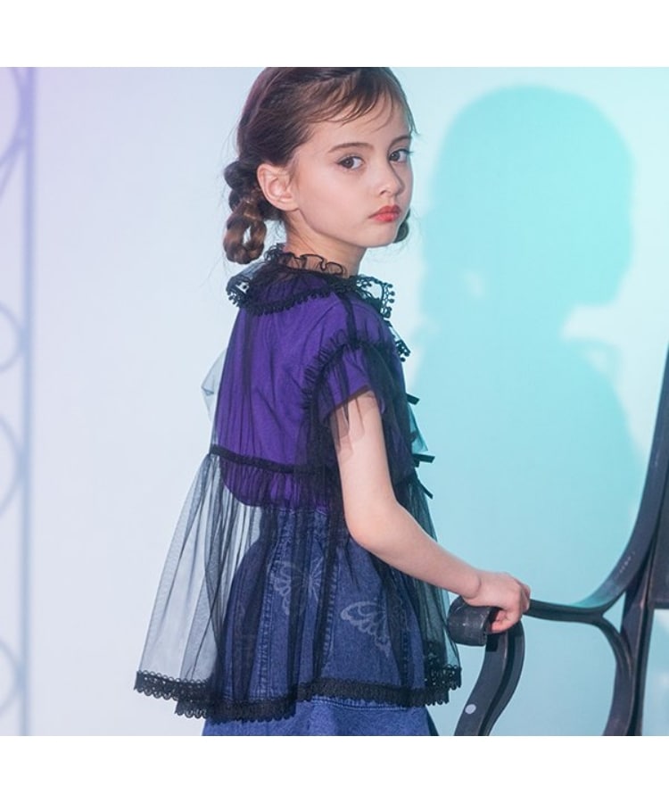 アナ スイ・ミニ(ANNA SUI mini)のチュールフリルブラウス＋Tシャツset16