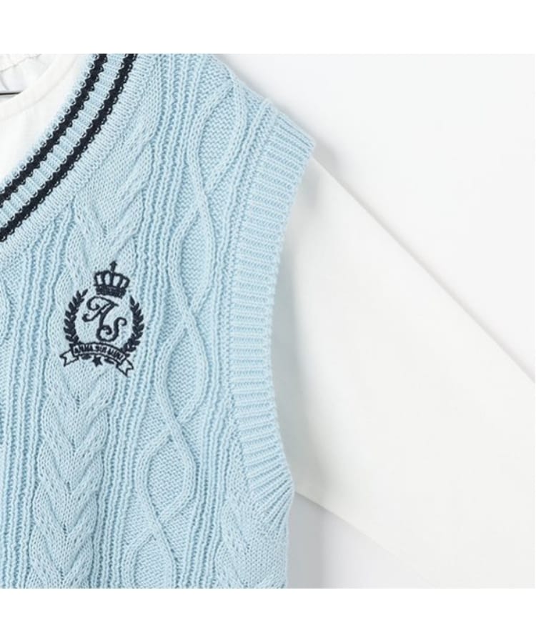 アナ スイ・ミニ(ANNA SUI mini)のニットベスト＋長袖Tシャツ5