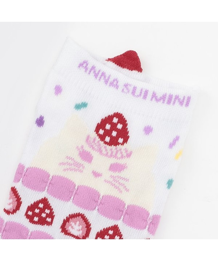 アナ スイ・ミニ(ANNA SUI mini)のネコケーキスニーカーソックス1