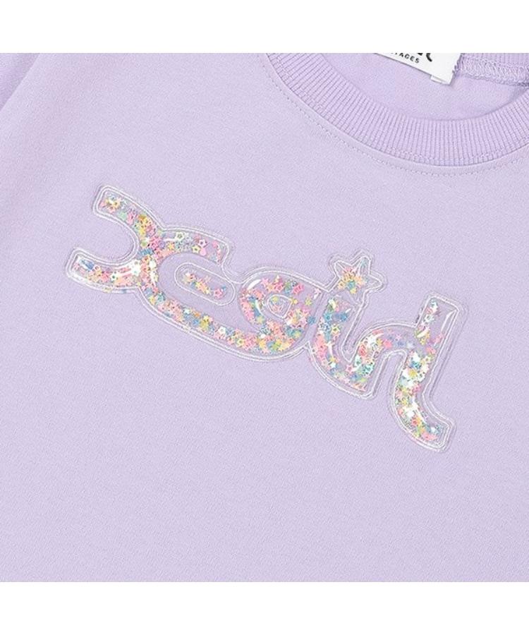エックスガール ステージス(X-girl STAGES)の立体PVCロゴモチーフ半袖Tシャツ4