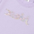 エックスガール ステージス(X-girl STAGES)の立体PVCロゴモチーフ半袖Tシャツ4