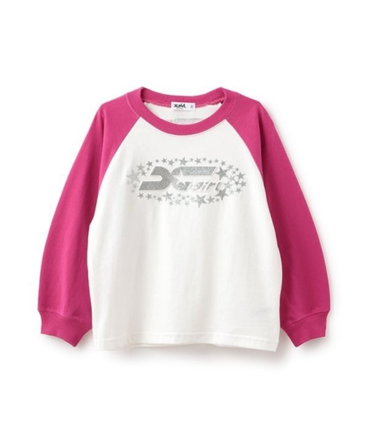 エンボスラメロゴラグラン長袖Tシャツ（Tシャツ） | X-girl