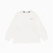 エックスガール ステージス(X-girl STAGES)のバックロゴ長袖Tシャツ オフホワイト(003)