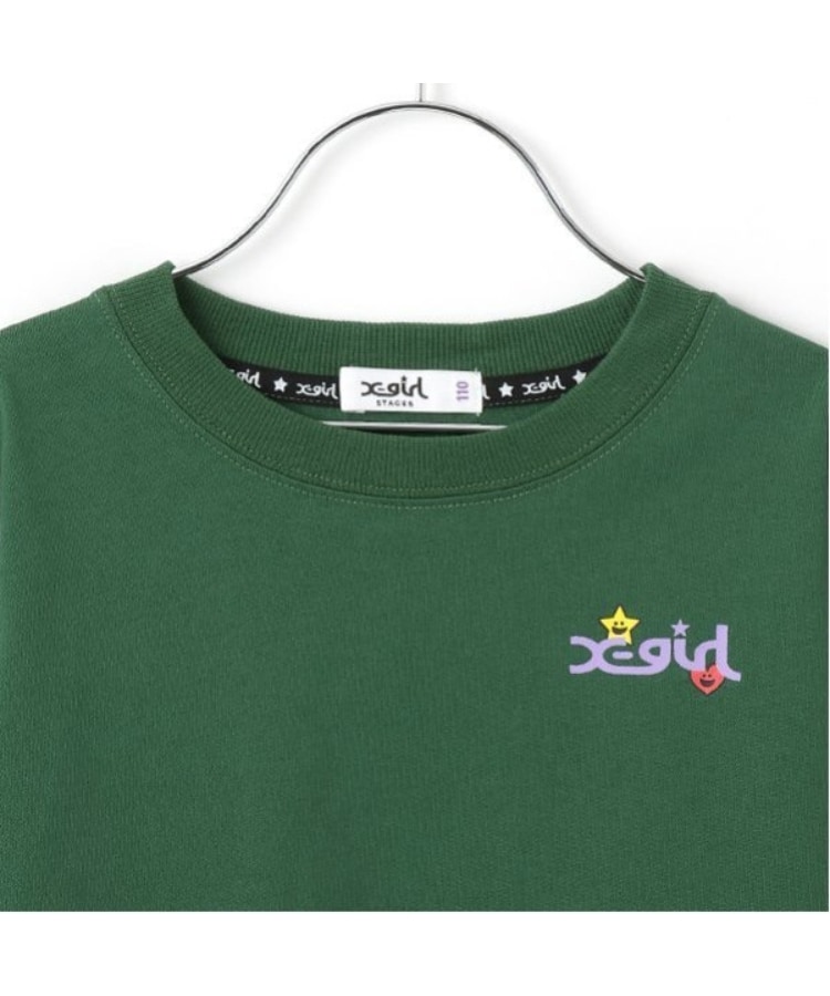 エックスガール ステージス(X-girl STAGES)のミルズロゴキラッキー長袖Tシャツ2