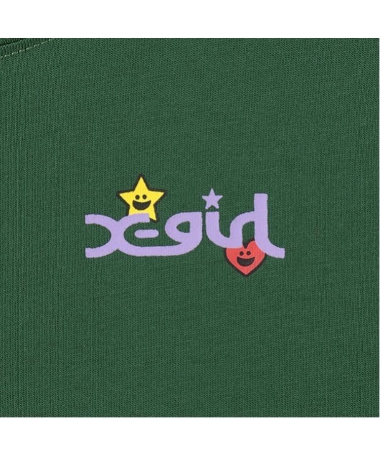 エックスガール ステージス(X-girl STAGES)のミルズロゴキラッキー長袖Tシャツ3