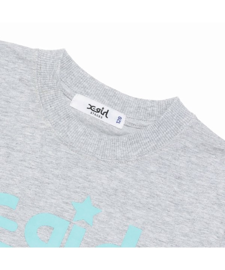 エックスガール ステージス(X-girl STAGES)のミルズロゴ長袖Tシャツ2