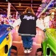 エックスガール ステージス(X-girl STAGES)の星パッチフリンジデニムパンツ11
