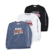 エックスガール ステージス(X-girl STAGES)のロゴプリント長袖Tシャツ9
