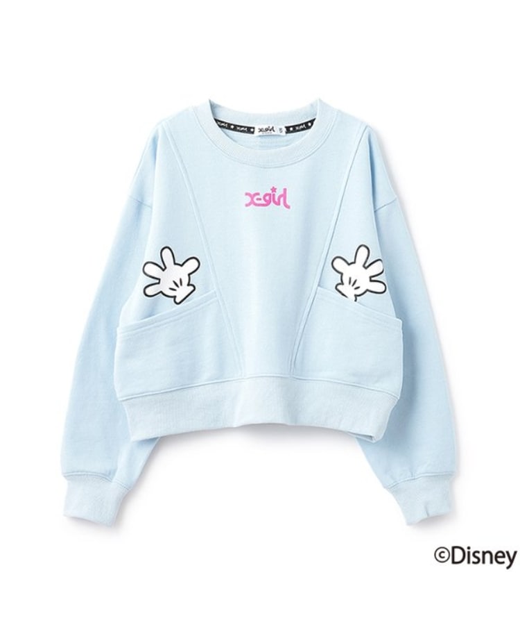 DISNEY】ミッキー / バックプリントトレーナー(スウェット DISNEY】ミッキー / バックプリントトレーナー(スウェット