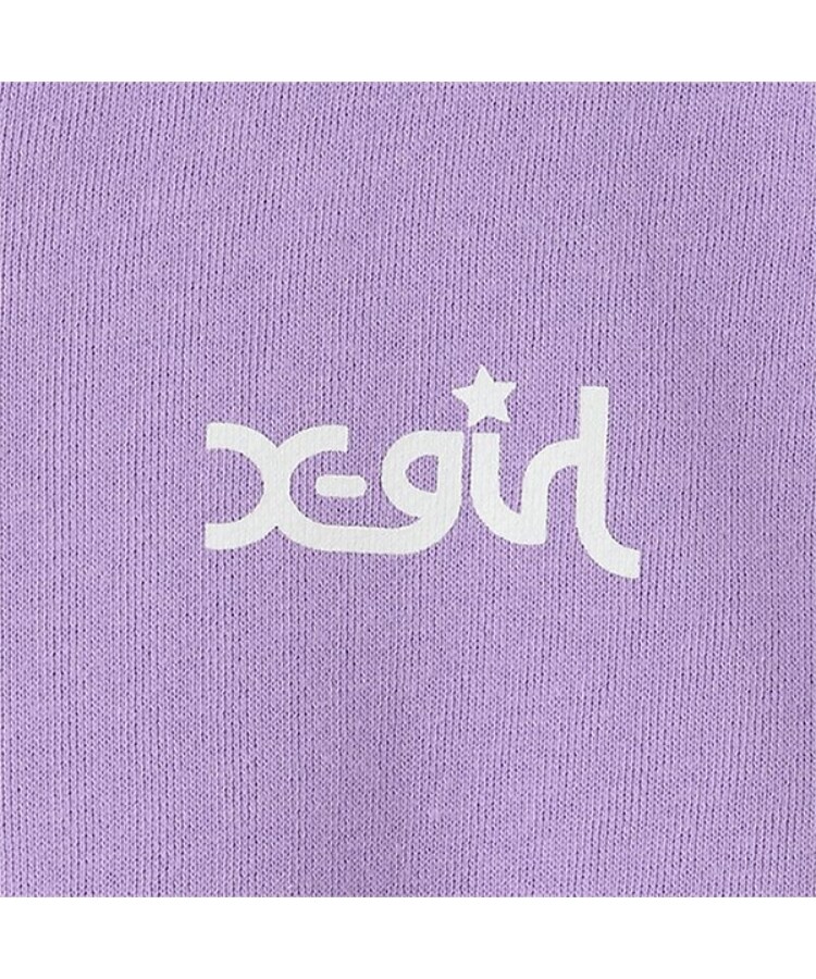 エックスガール ステージス(X-girl STAGES)のバックミルズロゴジップパーカー5