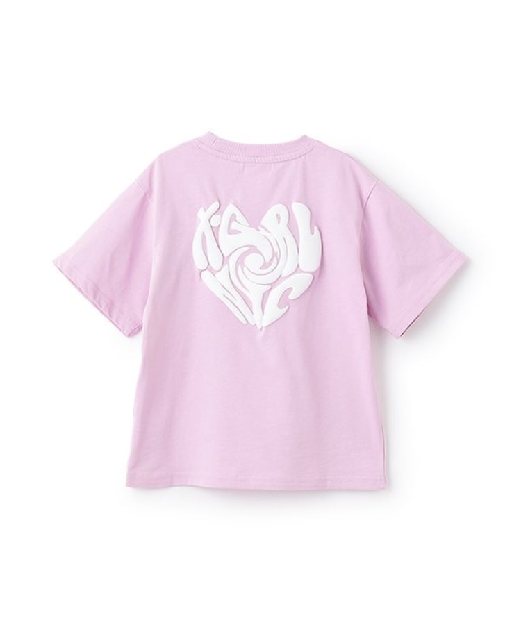 エックスガール ステージス(X-girl STAGES)のハートロゴバックプリント半袖Tシャツ3