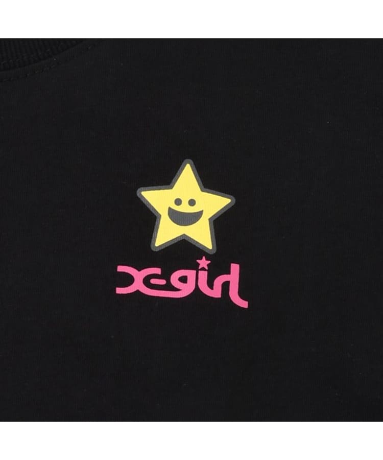 エックスガール ステージス(X-girl STAGES)のハートロゴバックプリント半袖Tシャツ6