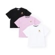 エックスガール ステージス(X-girl STAGES)のハートロゴバックプリント半袖Tシャツ24