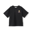 エックスガール ステージス(X-girl STAGES)のハートロゴバックプリント半袖Tシャツ ブラック(219)