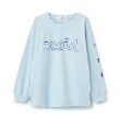 エックスガール ステージス(X-girl STAGES)のミルズロゴ長袖Tシャツ ブルー(192)