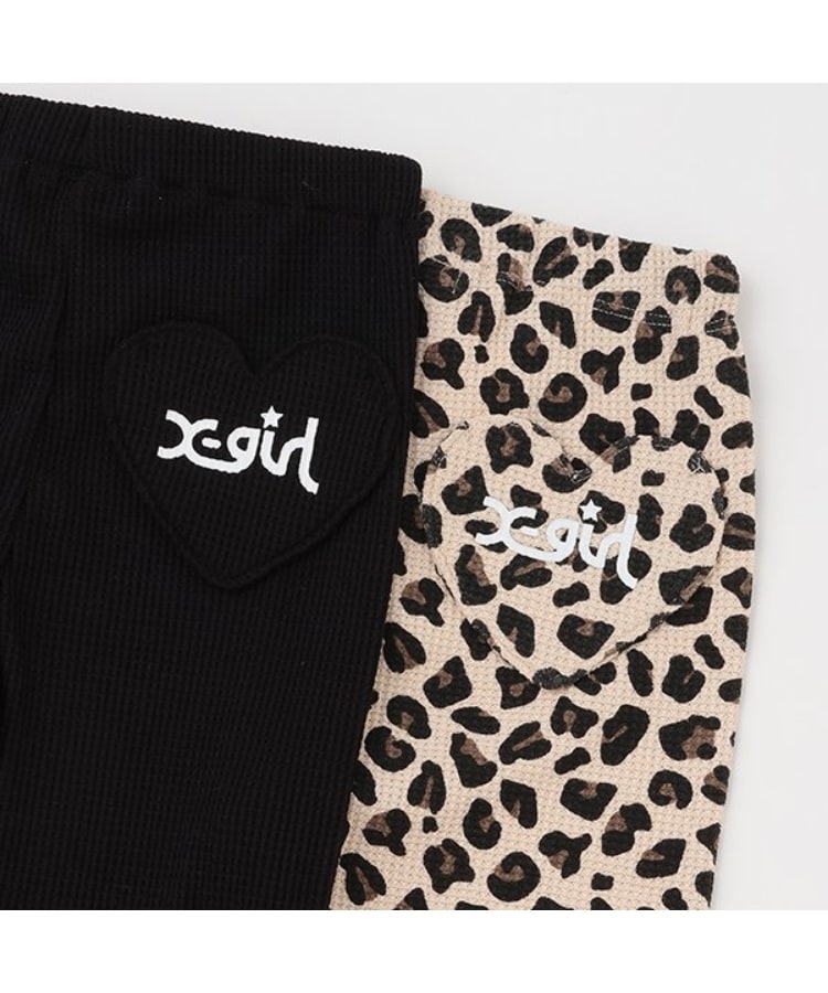 エックスガール ステージス(X-girl STAGES)の【人気商品再入荷】【直営店で取り扱い無し】ワッフルレギンス4