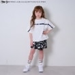エックスガール ステージス(X-girl STAGES)のラインカラフルロゴクルーソックス7