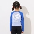 エックスガール ステージス(X-girl STAGES)のハートロゴラグランシアー長袖Tシャツ1