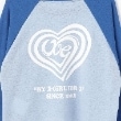 エックスガール ステージス(X-girl STAGES)のハートロゴラグランシアー長袖Tシャツ16