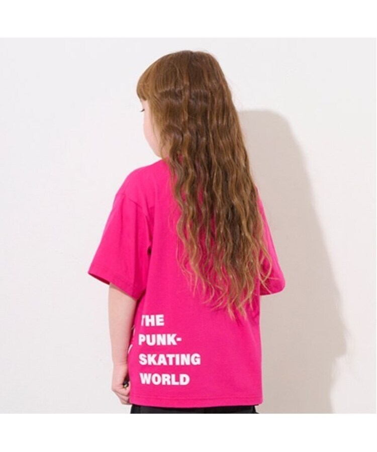 エックスガール ステージス(X-girl STAGES)のビッグミルズロゴ半袖Tシャツ2
