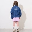 エックスガール ステージス(X-girl STAGES)のラメ発泡ロゴTワンピース1