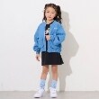 エックスガール ステージス(X-girl STAGES)のロゴデニムブルゾン5