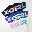 エックスガール ステージス(X-girl STAGES)のカラフルロゴメッシュ切替半袖Tシャツ10