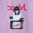 エックスガール ステージス(X-girl STAGES)のガールイラストバックプリント半袖Tシャツ7