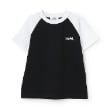 エックスガール ステージス(X-girl STAGES)のバックマルチロゴラグラン半袖Tシャツ3
